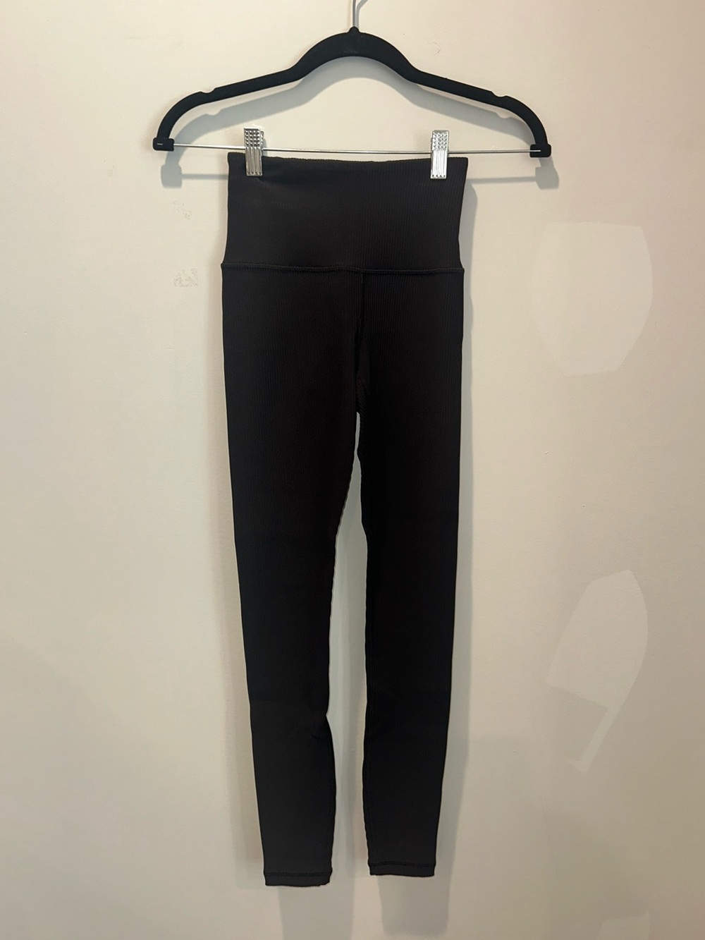 Athleta Black Elation Rib Tight Size XXS